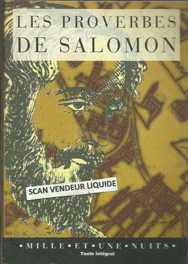 Les proverbes de Salomon