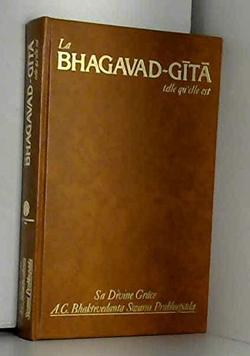 Couverture de La bhagavad gita telle qu'elle est. edition abrégée