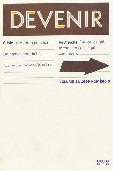 Devenir, n° 4 (1999)