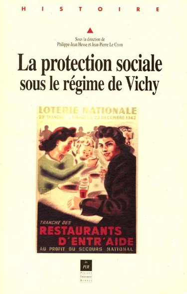 Couverture de La protection sociale en France sous le régime de Vichy