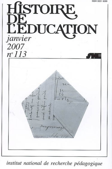 Histoire de l'éducation, n° 113