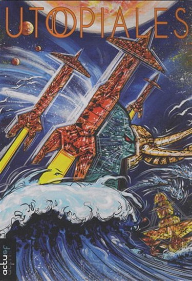 Couverture de Utopiales 2010 : frontières... : anthologie par Collectif