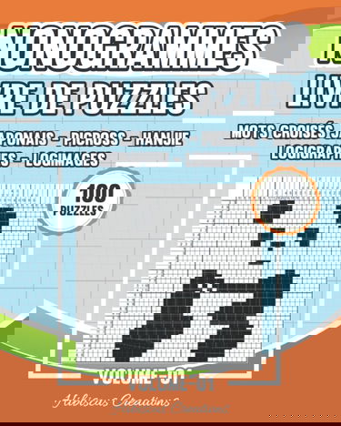 Nonogrammes - Livre de Puzzles Volume 01: Mots croisés japonais - Picross - Hanjie - Logigraphes - Logimages