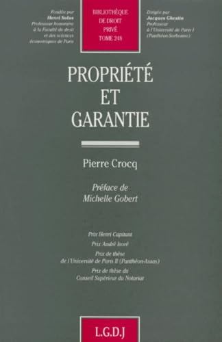 Propriété et garantie
