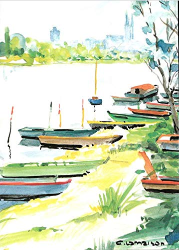 En descendant la Maine et les trois rivières Mayenne-Sarthe-Loir