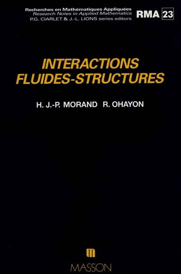 Couverture de Interactions fluides-structures par Henri Jean-Pierre Morand