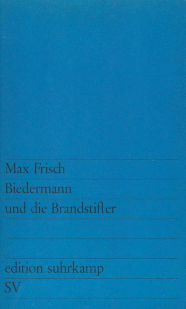 Couverture de Biedermann und die Brandstifter par Max Frisch