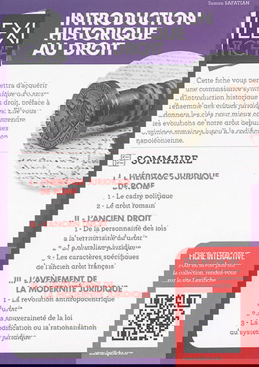 Introduction historique au droit