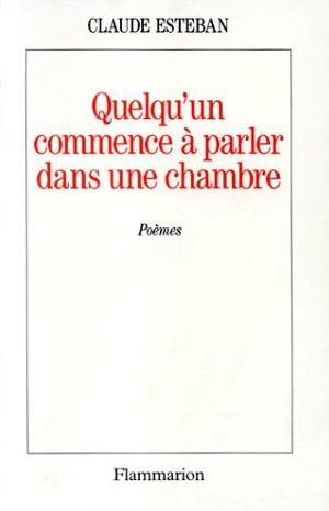 Quelqu'un commence à parler dans une chambre