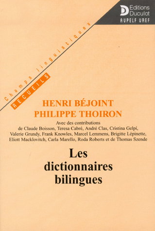 Les dictionnaires bilingues