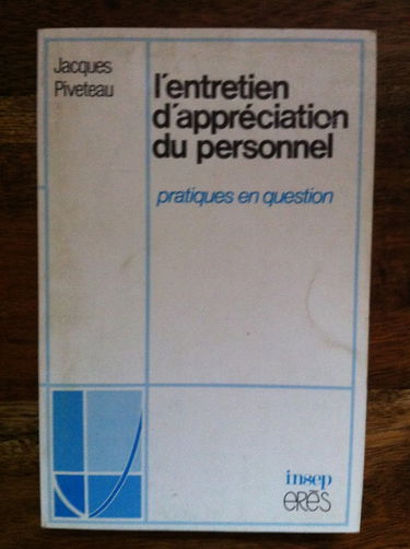 L'Entretien d'appréciation du personnel