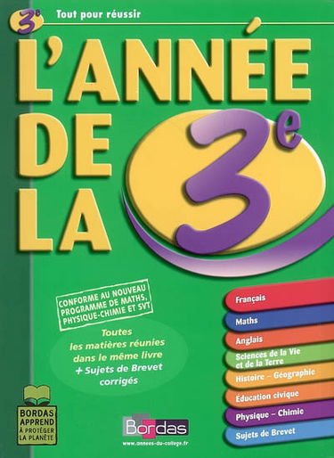 L'année de la 3e