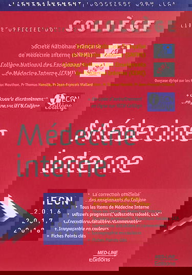 Médecine interne : iECN 2016, 2017, 2018