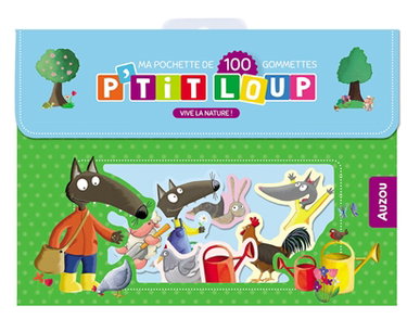 Couverture de Vive la nature ! : ma pochette de 100 gommettes P'tit Loup