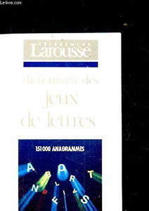 Dictionnaire des jeux de lettres