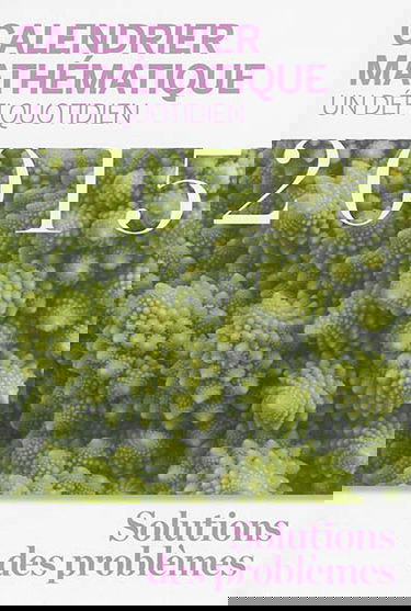 Calendrier mathématique 2015, un défi quotidien : les motifs de la nature