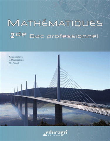 Couverture de Mathématiques 2de bac professionnel