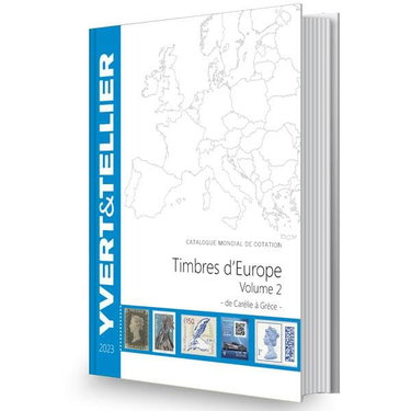 Couverture de EUROPE Volume 2 - 2023 (Catalogue des timbres des pays d'Europe de C à G)