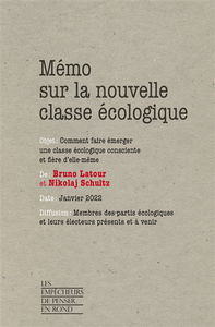 Mémo sur la nouvelle classe écologique : comment faire émerger une classe écologique consciente et fière d'elle-même