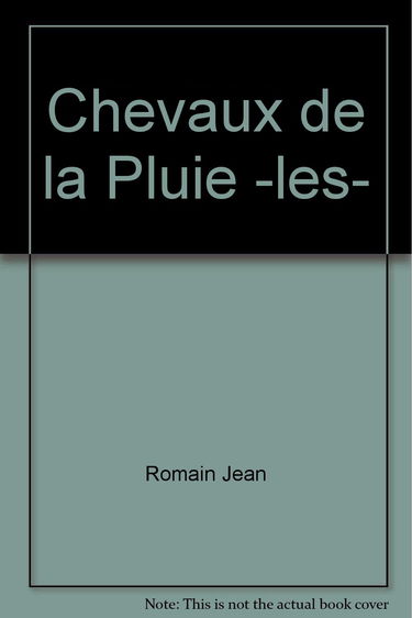 Les Chevaux de la pluie