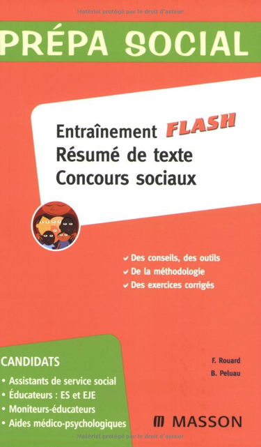 Entraînement flash : épreuve de résumé de texte, concours sociaux