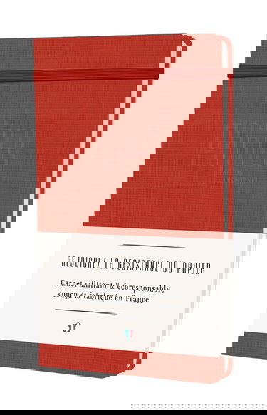 Carnet Toile du Marais A5 Rouge Coquelicot - Le Papier fait de la Résistance