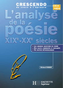 L'analyse de la poésie : XIXe-XXe siècles