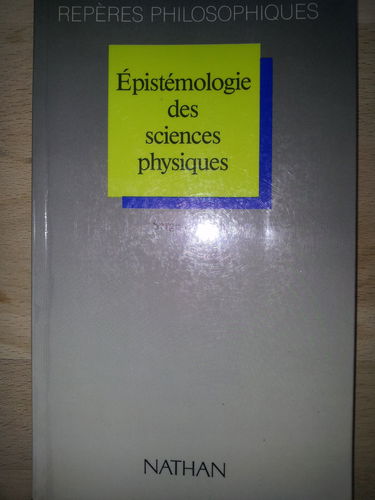 Epistémologie des sciences physiques