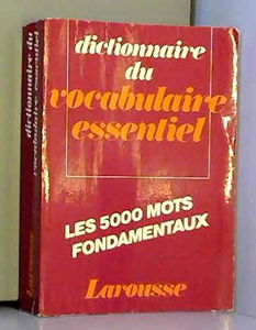 Dictionnaire du vocabulaire essentiel