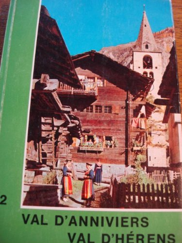 Couverture de Guide Pédestre Suisse - Val D'anniviers - Val D'hérens Kümmerly & Frey - 1971