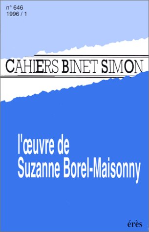 L'oeuvre de Suzanne Borel-Maisonny, numéro 1, 1996
