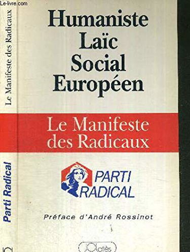 Manifeste du Parti radical