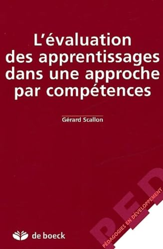 L'évaluation des apprentissages dans une approche par compétences