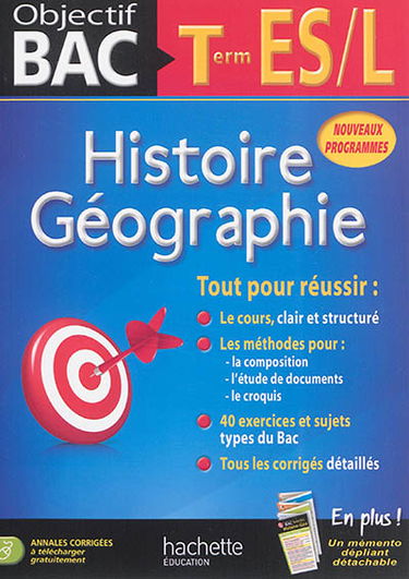 Histoire géographie terminales ES, L : nouveaux programmes