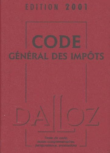 Code général des impôts 2001
