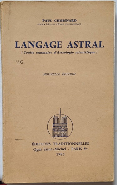 Couverture de Langage astral : Traité sommaire d'astrologie scientifique