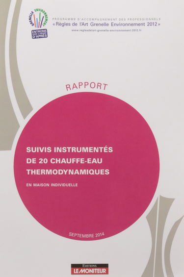 Suivis instrumentés de 20 chauffe-eau thermodynamiques en maison individuelle