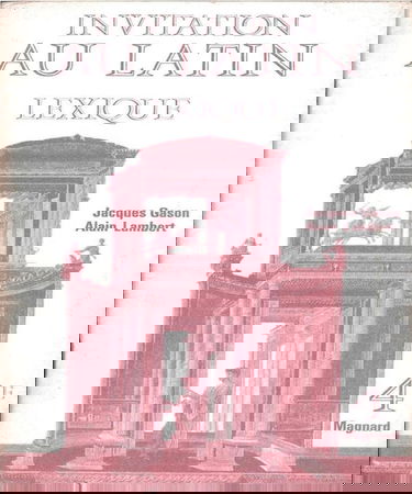 Invitation au latin: Lexique 4e