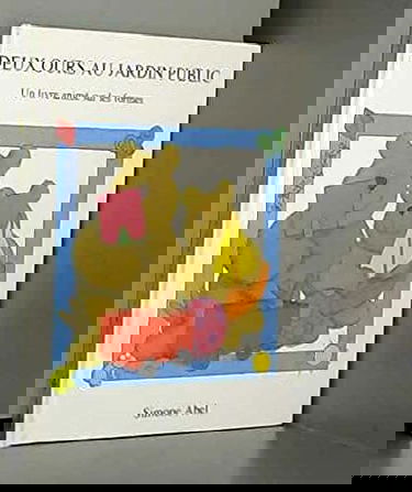 Un livre animé sur... deux ours au jardin public