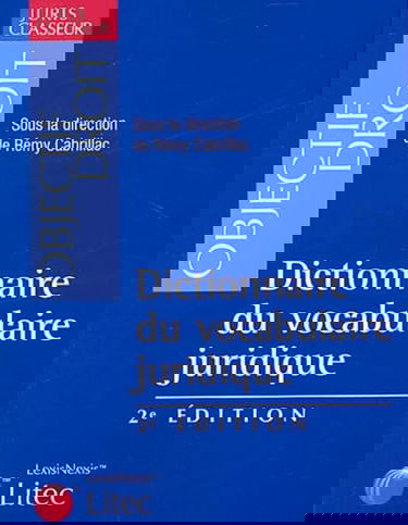 Dictionnaire du vocabulaire juridique