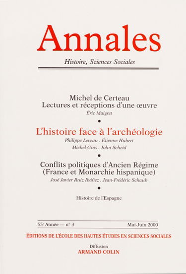 Annales, n° 3 (2000)