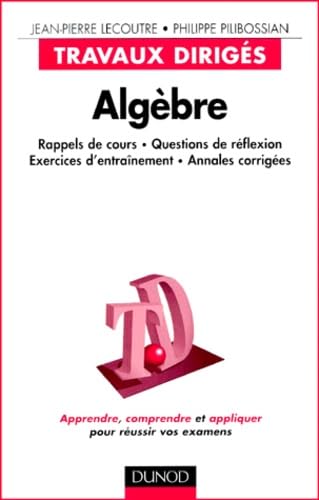 Algèbre : Travaux dirigés