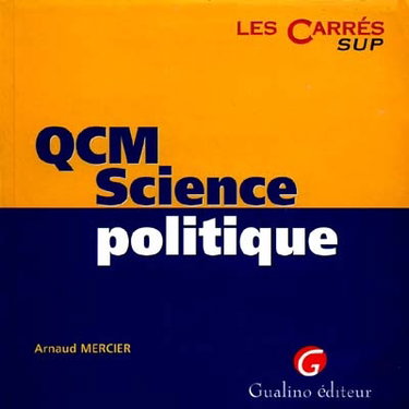 Couverture de QCM science politique