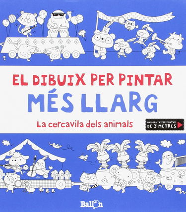 La cercavila dels animals - El dibuix per pintar més llarg
