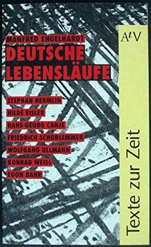 Couverture de Deutsche Lebensläufe. Gespräche (Texte zur Zeit)