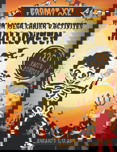 Mon Mega Cahier d'activités d'Halloween: + de 120 Pages d'activités d'Halloween pour les enfants de 7 à 12 ans | Livre Jeux Halloween Format XXL | Coloriage Halloween Enfant