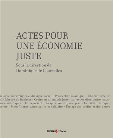 Actes pour une économie juste