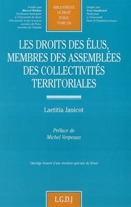 Les droits des élus, membres des assemblées des collectivités territoriales