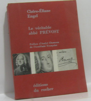 Couverture de Le véritable abbé Prévost