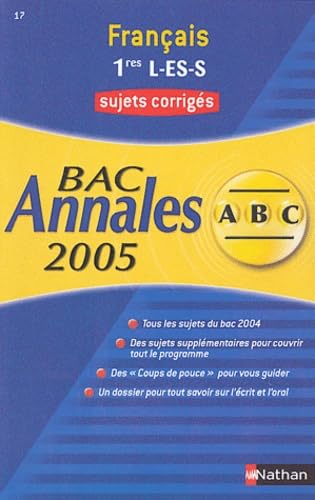 Français 1res L ES S : corrigés